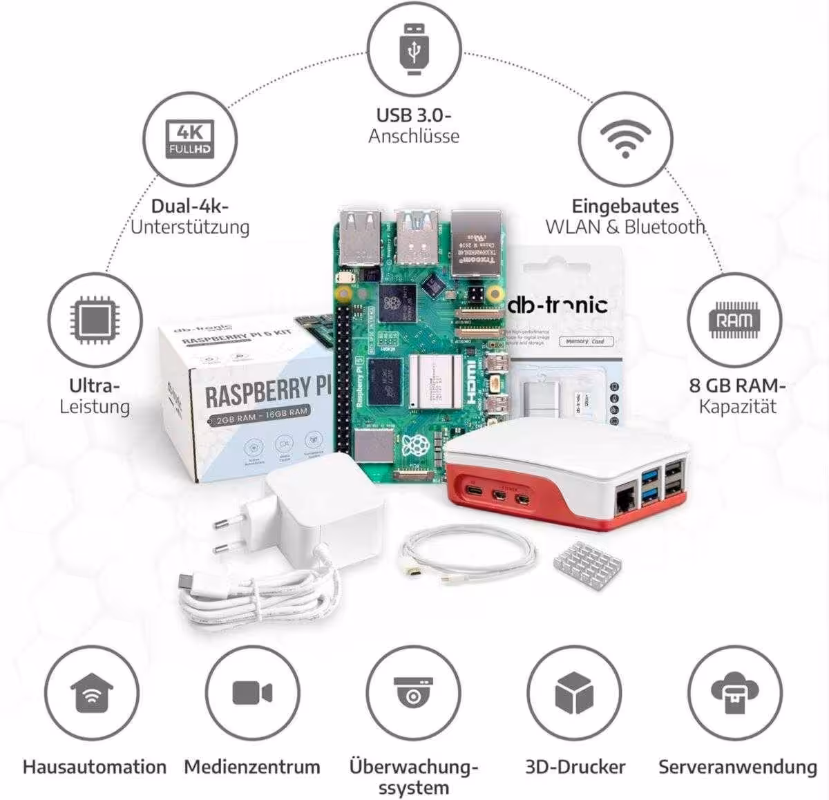 Raspberry Pi 5 8GB Starter-Kit