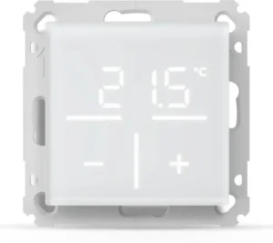 Termostato da parete in vetro Homematic IP con sensore di CO2