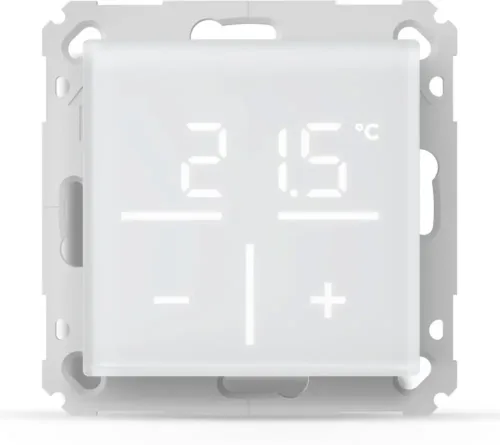 Termostato da parete in vetro Homematic IP con sensore di CO2