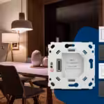 Homematic IP Universal Dimmereinsatz mit Taster- und Bewegungsmelderaufsatz