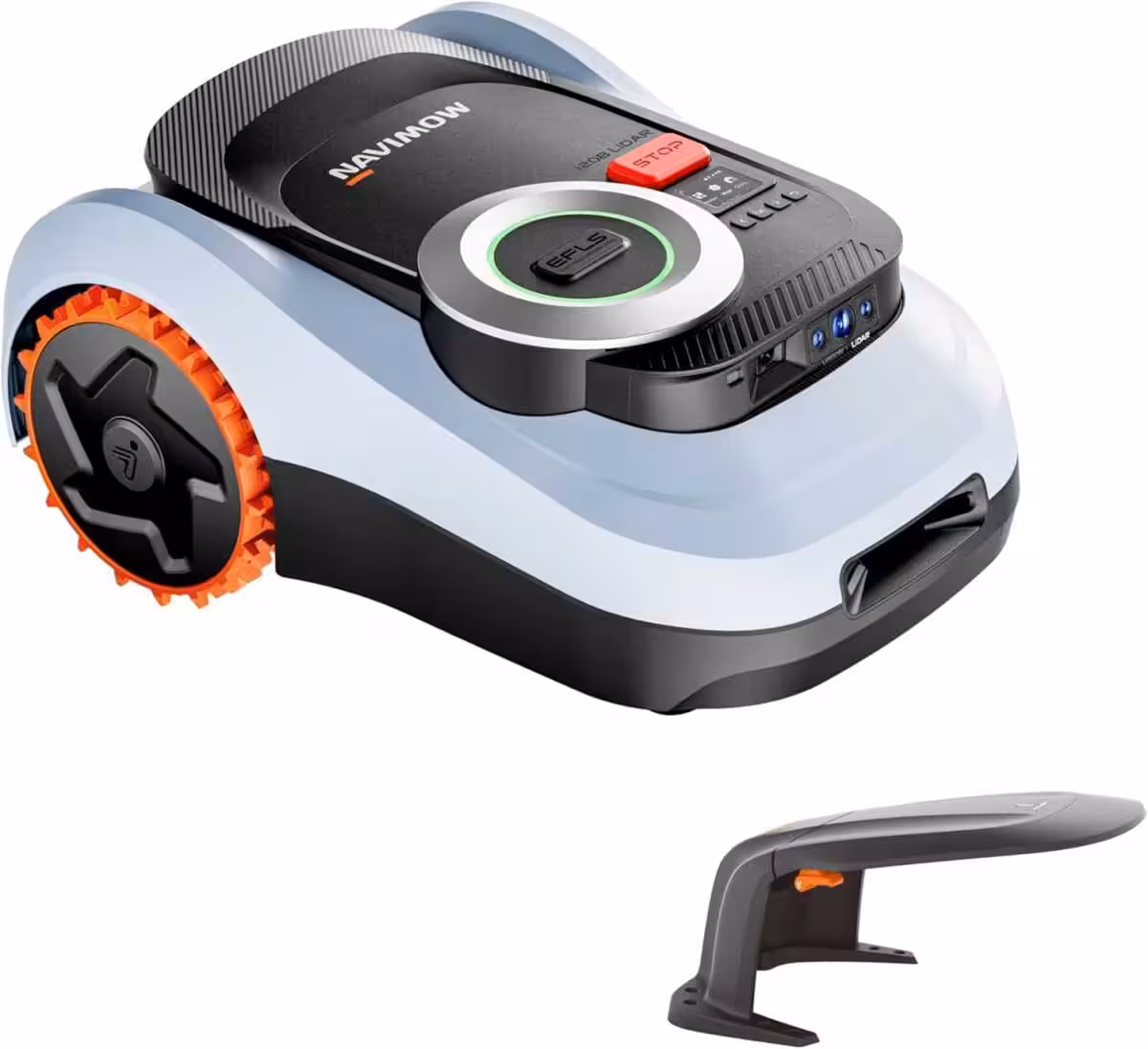 Navimow i208 LiDAR robotic lawn mower with Garage M for lawns up to 800 m²